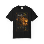 Kingdom Living Lion T-Shirt — "Speak Life" Christian Faith Graphic Tee