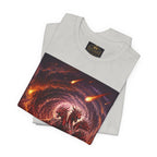 The Scarlet Beast T‑Shirt — Fiery Dragon Graphic Tee