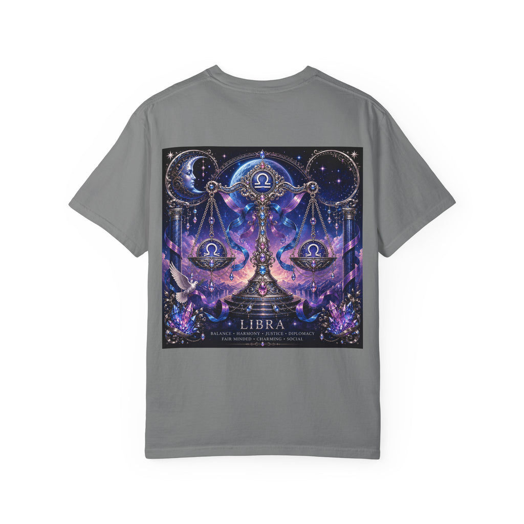 Libra Scales Zodiac T-Shirt — Astrology Graphic Tee