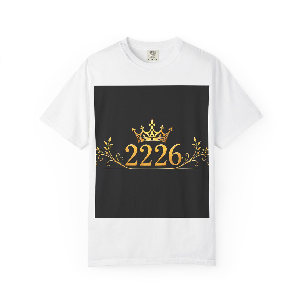 Lion Crest T-Shirt — Golden Crown 2226 Design