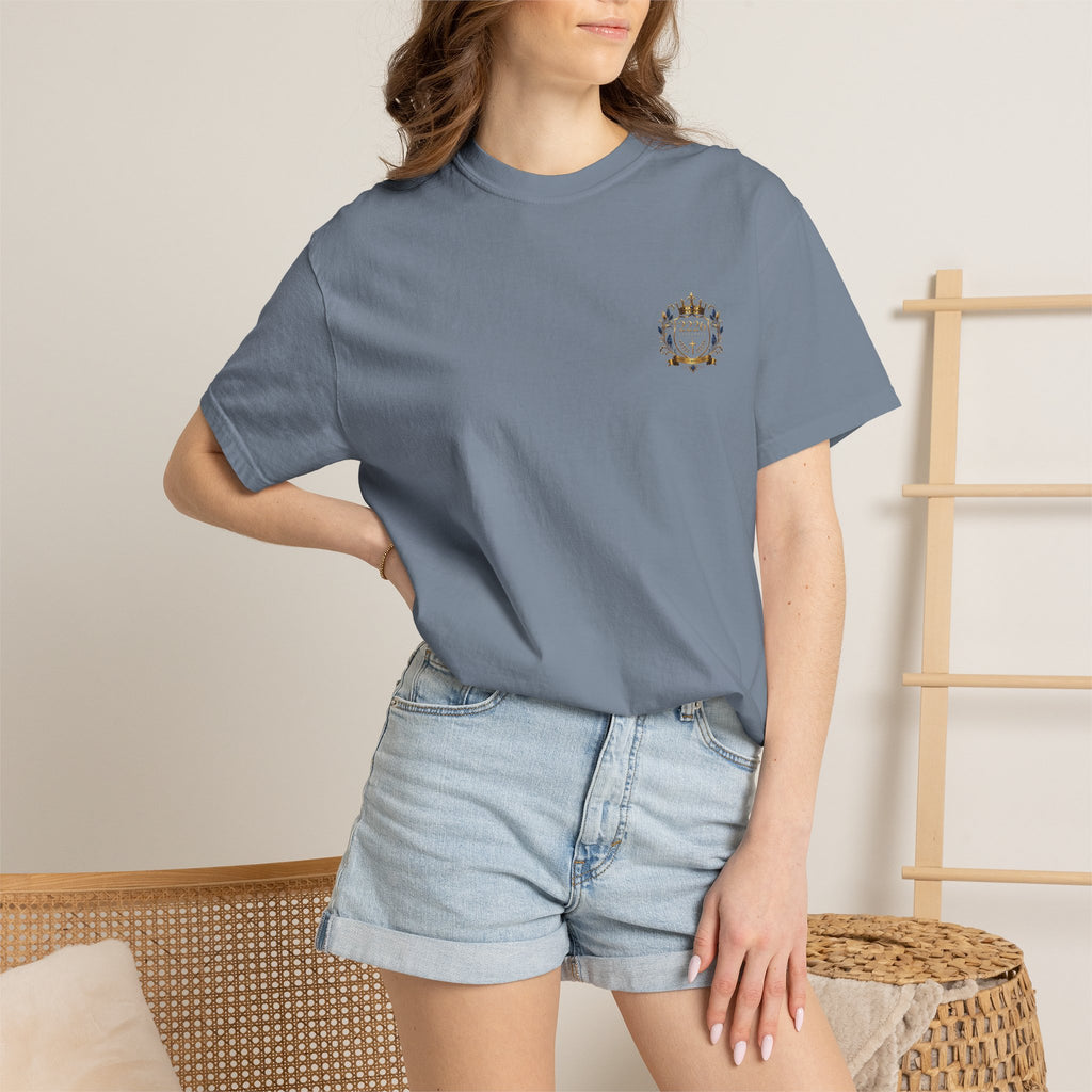 Royal Crest T-Shirt — 2226 Faith & Purpose Graphic Tee