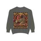 Scorpio Zodiac Sweatshirt — Regal Gold Scorpion Astrological Crewneck