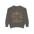Religious Sweatshirt — “Jesus Christ Today, Tomorrow and Forever More” Crown Graphic