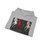 Revelation 6: The Four Horsemen Hoodie — Biblical Apocalyptic Graphic Sweatshirt