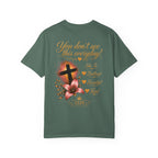 Christian Cross Floral T-Shirt — “You Don’t See This Everyday” Inspirational Tee