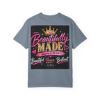 Finally Legal 21st Birthday T-Shirt — Personalized "Finally Legal" Front, "Beautifully Made" Back