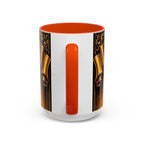 Peace Be Still Christian Coffee Mug — Communion Bread & Chalice Design