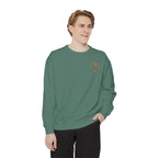 Religious Sweatshirt — “Jesus Christ Today, Tomorrow and Forever More” Crown Graphic