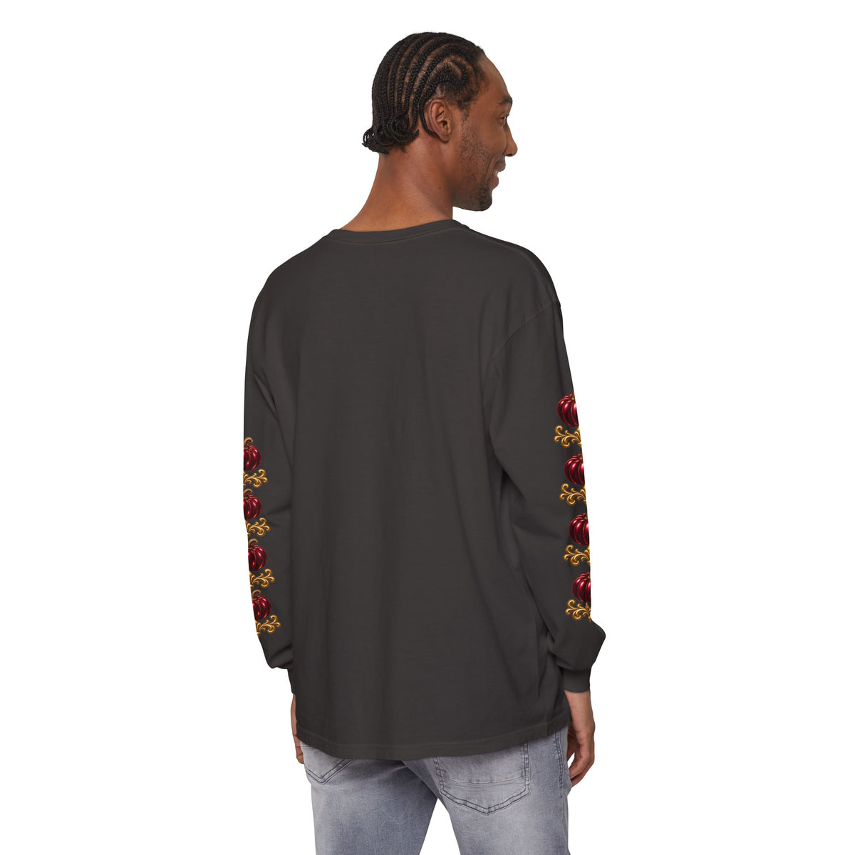 Pumpkin Sleeve Long Sleeve Tee