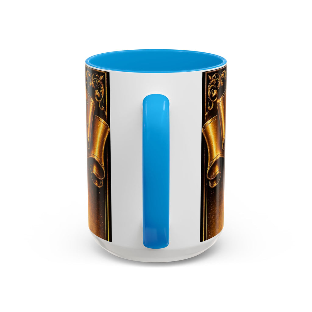 Peace Be Still Christian Coffee Mug — Communion Bread & Chalice Design
