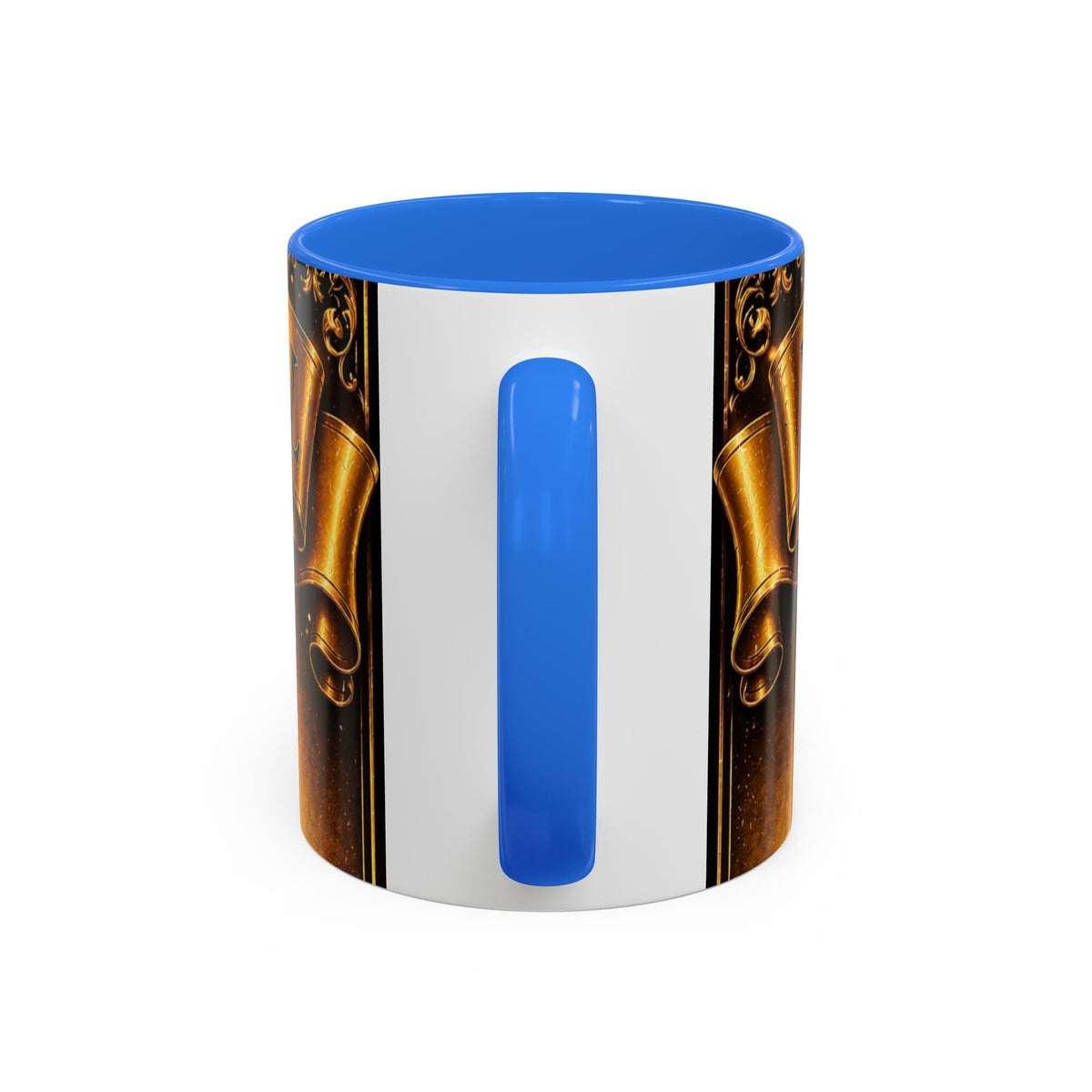 Peace Be Still Christian Coffee Mug — Communion Bread & Chalice Design