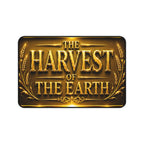 Desk Mat — "The Harvest of the Earth" Gold Emblem Gaming/Office Mat