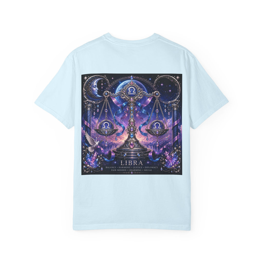 Libra Zodiac Scales T-Shirt — Astrological Balance Graphic Tee