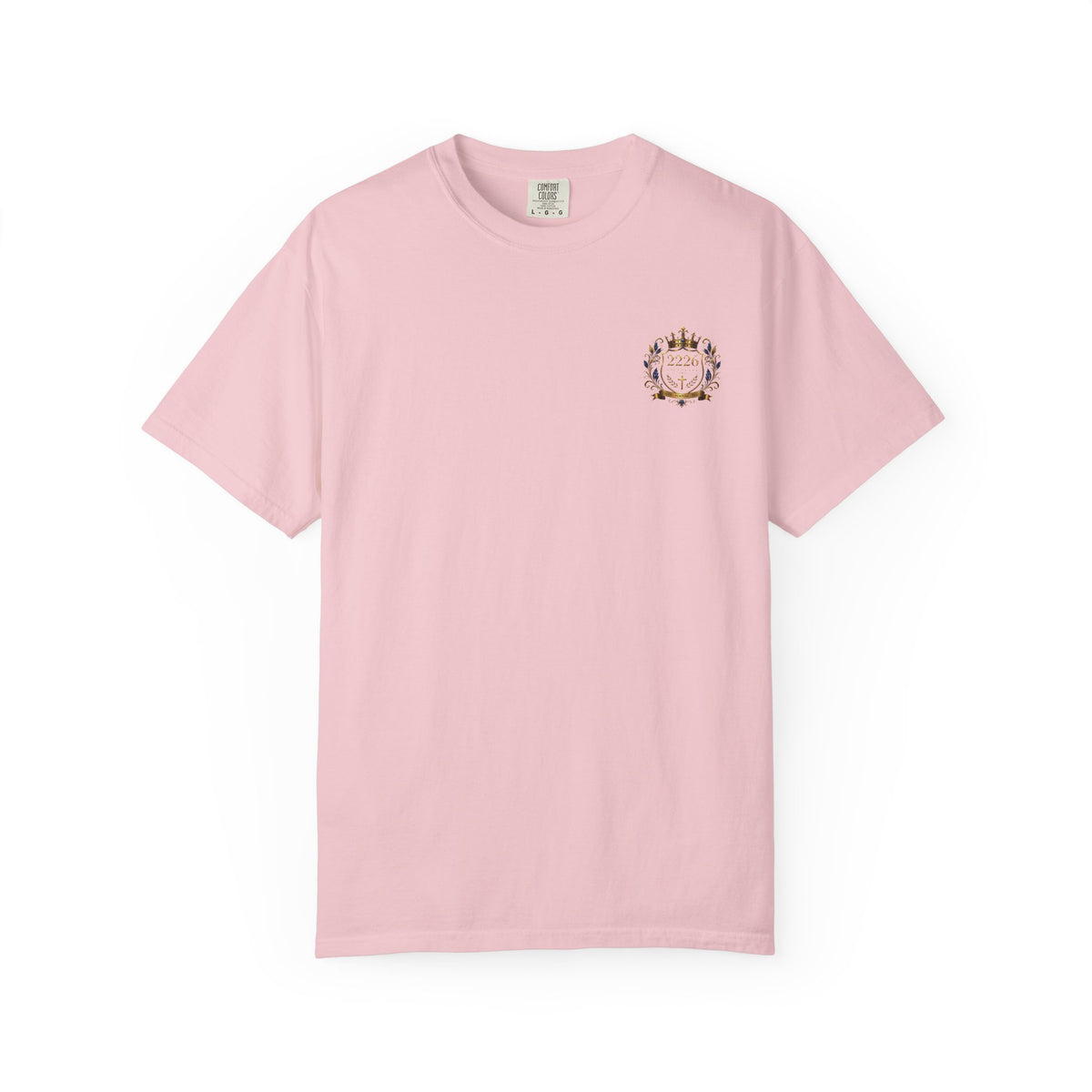 2226 Lifestyle Crest T-Shirt — Royal Crown Faith Emblem