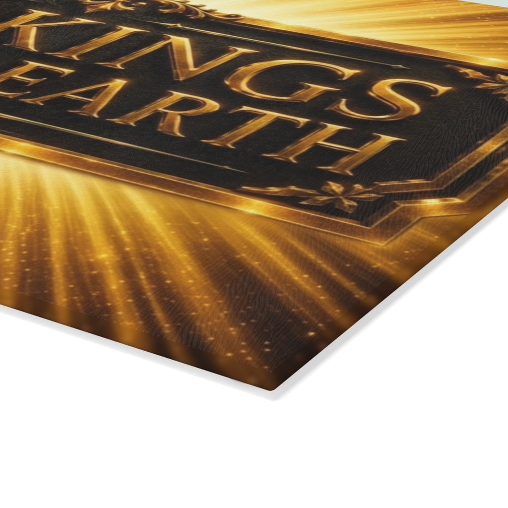 Glass Cutting Board — "The Kings of the Earth" Decorative Tempered Glass Chopping Board