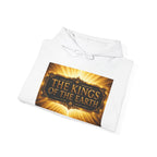 The Kings of the Earth Hoodie — Bold Gold Graphic Religious Pullover