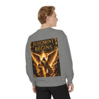Revelation Chapter 16 Sweatshirt — "Judgment Begins" Apocalyptic Graphic