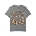 I’m Still Blooming / He’s Pruning Me Floral T‑Shirt — Inspirational Scripture Garden Tee
