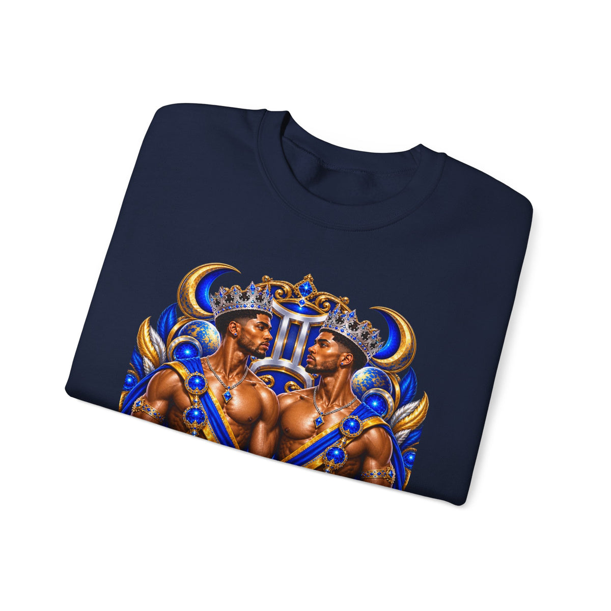 Gemini Zodiac Sweatshirt — Twin Princes Astrological Crewneck