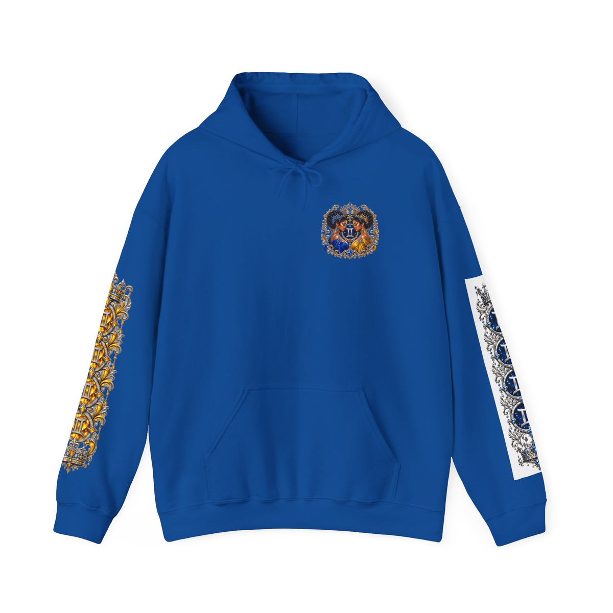 Gemini Zodiac Hoodie — Artistic Gemini Twins Astrology Pullover