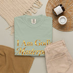I Am God’s Masterpiece T-Shirt — Gold Script Christian Faith Tee (Psalm 139:14)