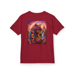 Kids Brown Unicorn Tee — Rainbow Fantasy Magical Horse Shirt