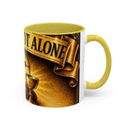 You Are Not Alone Christian Mug — Communion Cross & Bread Chalice Coffee Cup