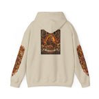Ornate Lion Hoodie – Regal Baroque Lion Graphic Hooded Sweatshirt