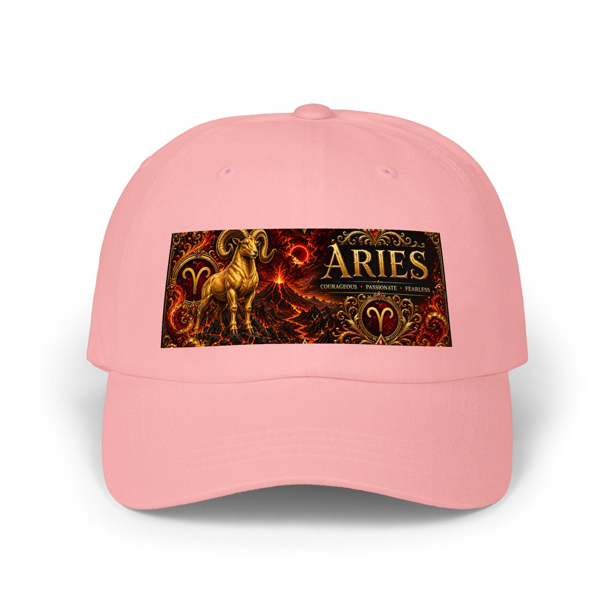 Aries Zodiac Dad Cap — Classic Astrological Ram Baseball Hat
