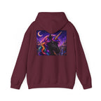 Unicorn Hoodie – Cosmic Rainbow Black Unicorn Pullover