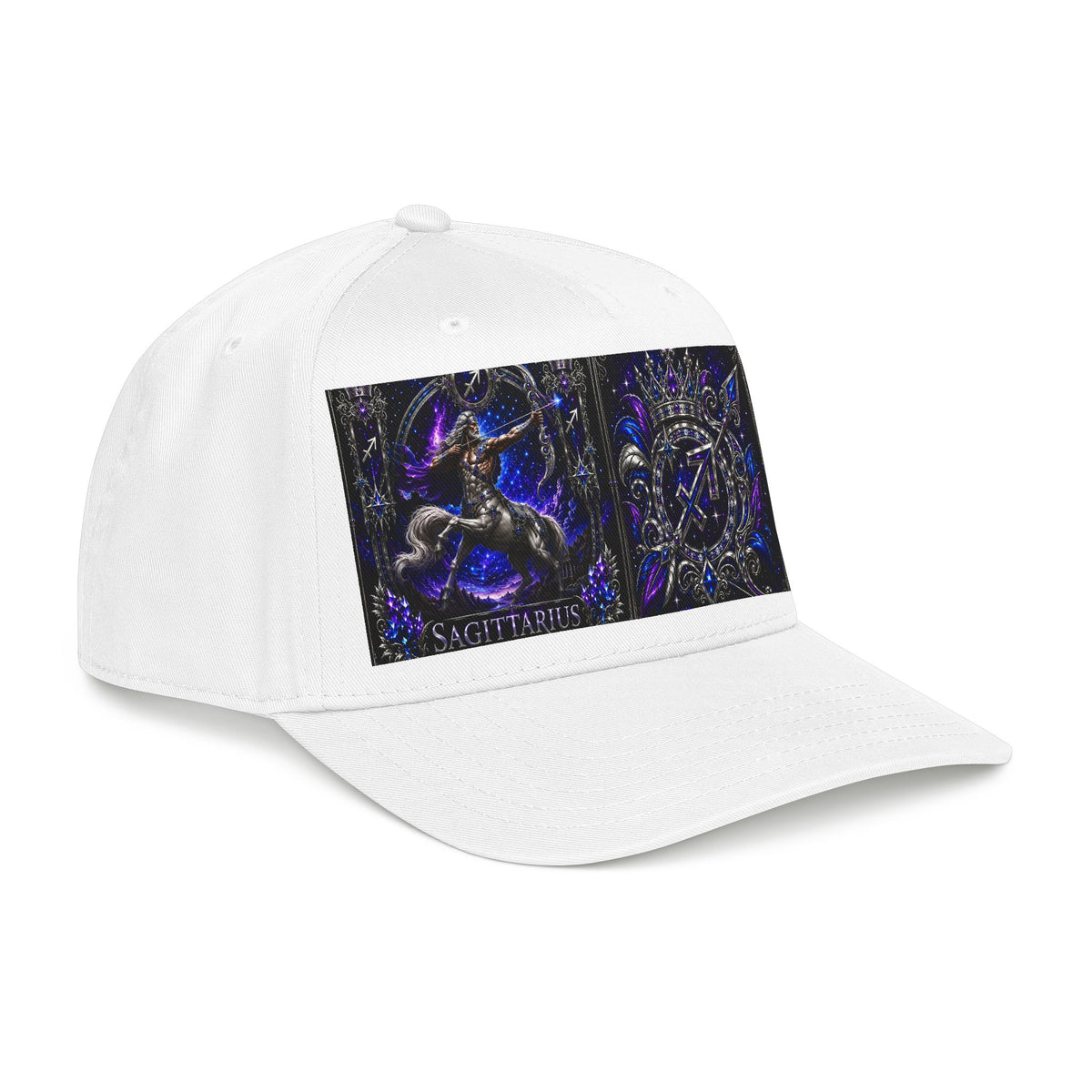 Sagittarius Zodiac Baseball Cap — Astrological Archer Mid Profile Hat