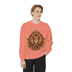 Leo Zodiac Lion Sweatshirt — Regal Astrology Graphic Crewneck