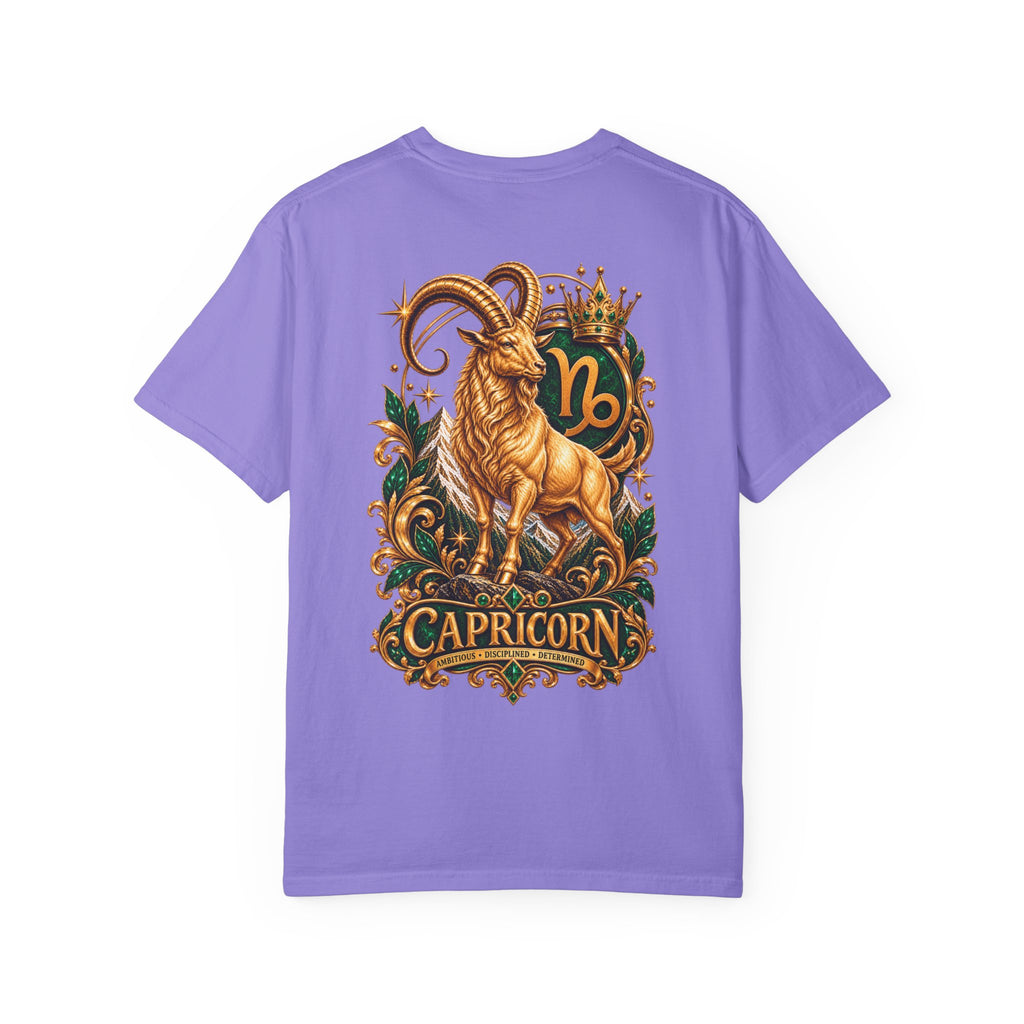 Capricorn Zodiac T-Shirt — Golden Goat Astrology Tee
