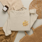 Built Right Crewneck Sweatshirt — "Built Right: Beautiful Brilliant" Gold Graphic