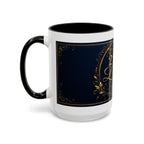 Accent Coffee Mug — '2226 Lifestyle' Gold Crown Decorative Coffee Mug