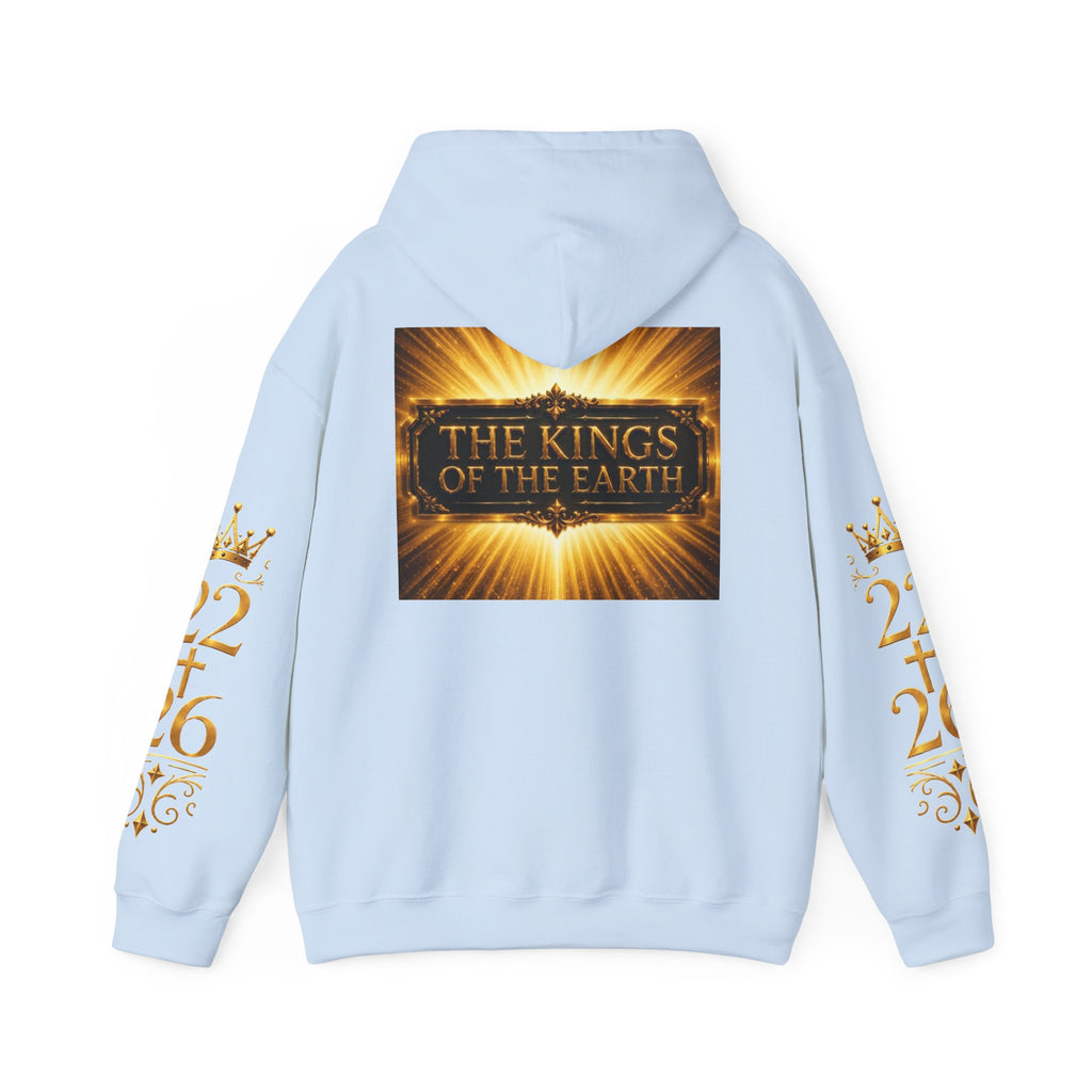 The Kings of the Earth Hoodie – Gold Radiant Graphic Pullover