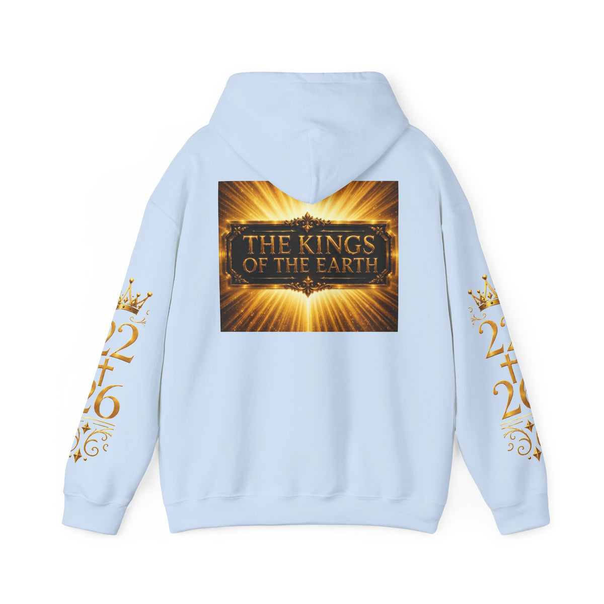 The Kings of the Earth Hoodie – Gold Radiant Graphic Pullover