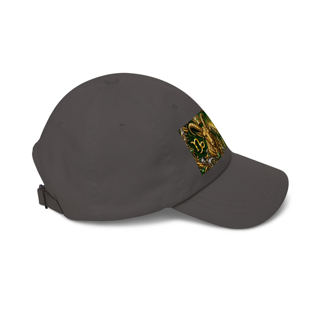 Capricorn Dad Hat — Zodiac Capricorn Goat Embroidered Baseball Cap