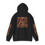 Scorpio Zodiac Hoodie — Ornate Crowned Scorpio Graphic Hooded Sweatshirt