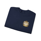 Lion & Cross Crewneck Sweatshirt — 2226 Psalm Christian Faith Pullover