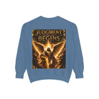 Revelation Chapter 16 Sweatshirt — "Judgment Begins" Apocalyptic Graphic
