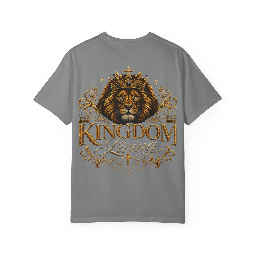 Kingdom Living Lion T-Shirt — "Speak Life" Christian Faith Graphic Tee