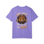 Lion 'Built Right, Walking the King' Graphic T‑Shirt