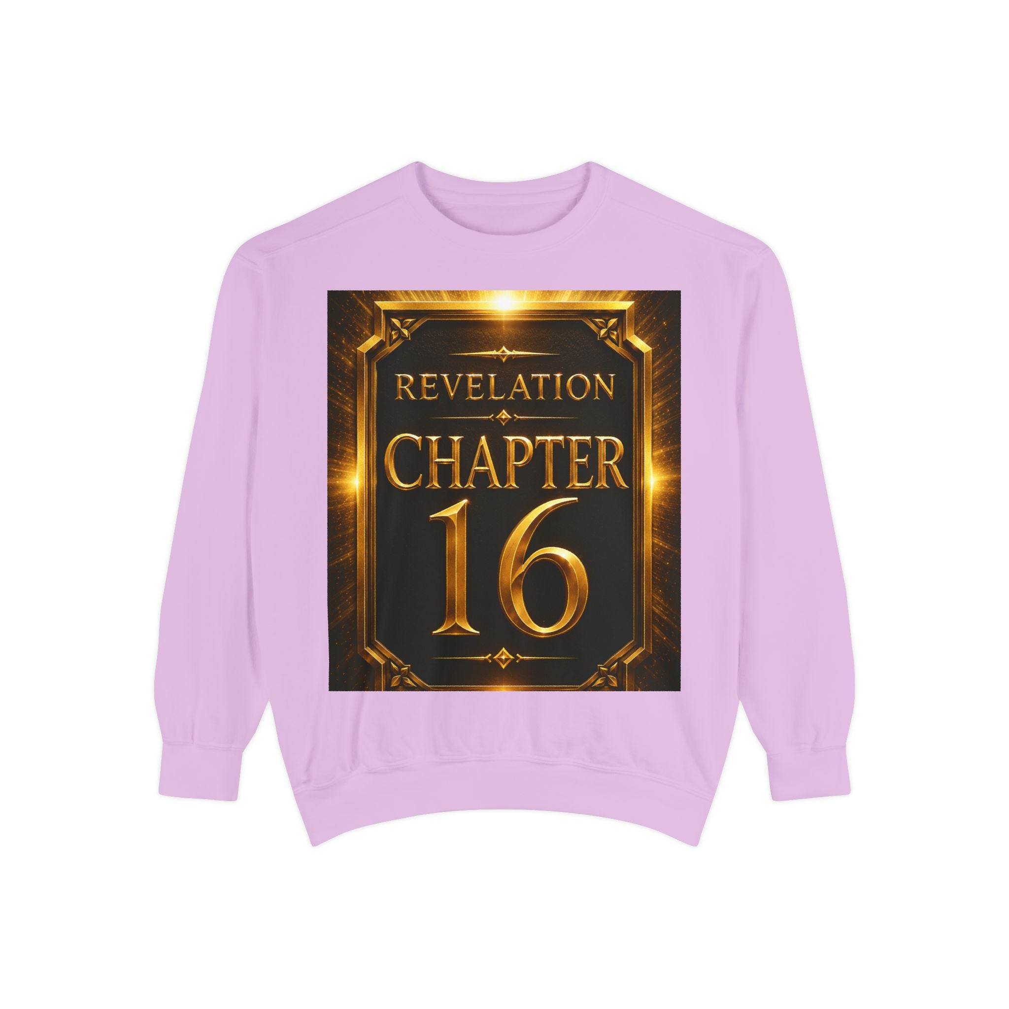 Revelation Chapter 16 Sweatshirt — "Judgment Begins" Apocalyptic Graphic