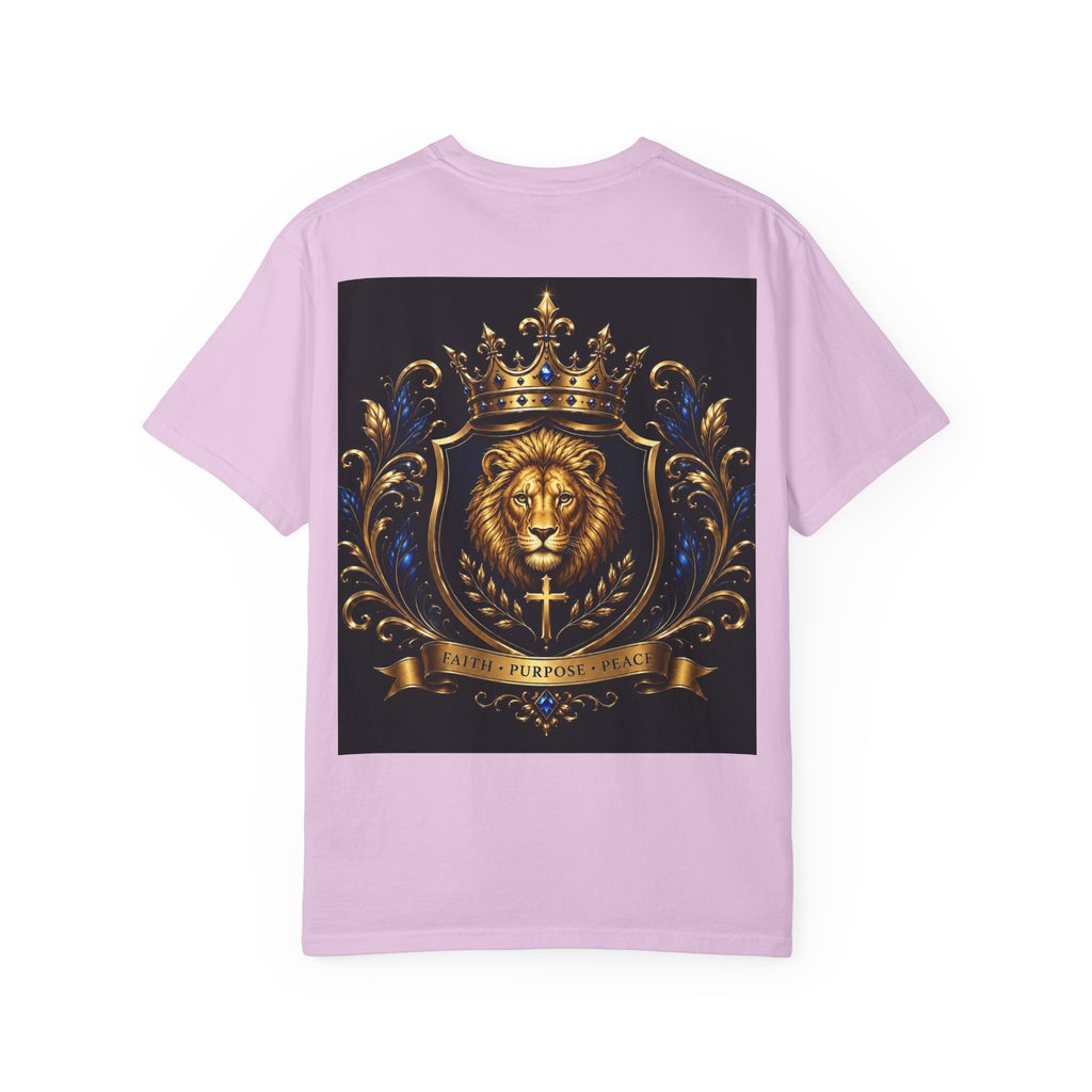 Lion Crest T-Shirt — Golden Crown 2226 Design