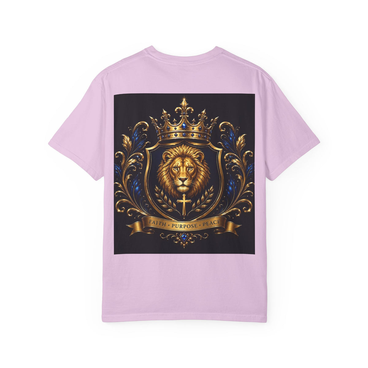 Lion Crest T-Shirt — Golden Crown 2226 Design