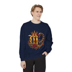 Scorpio Zodiac Sweatshirt — Regal Gold Scorpion Astrological Crewneck