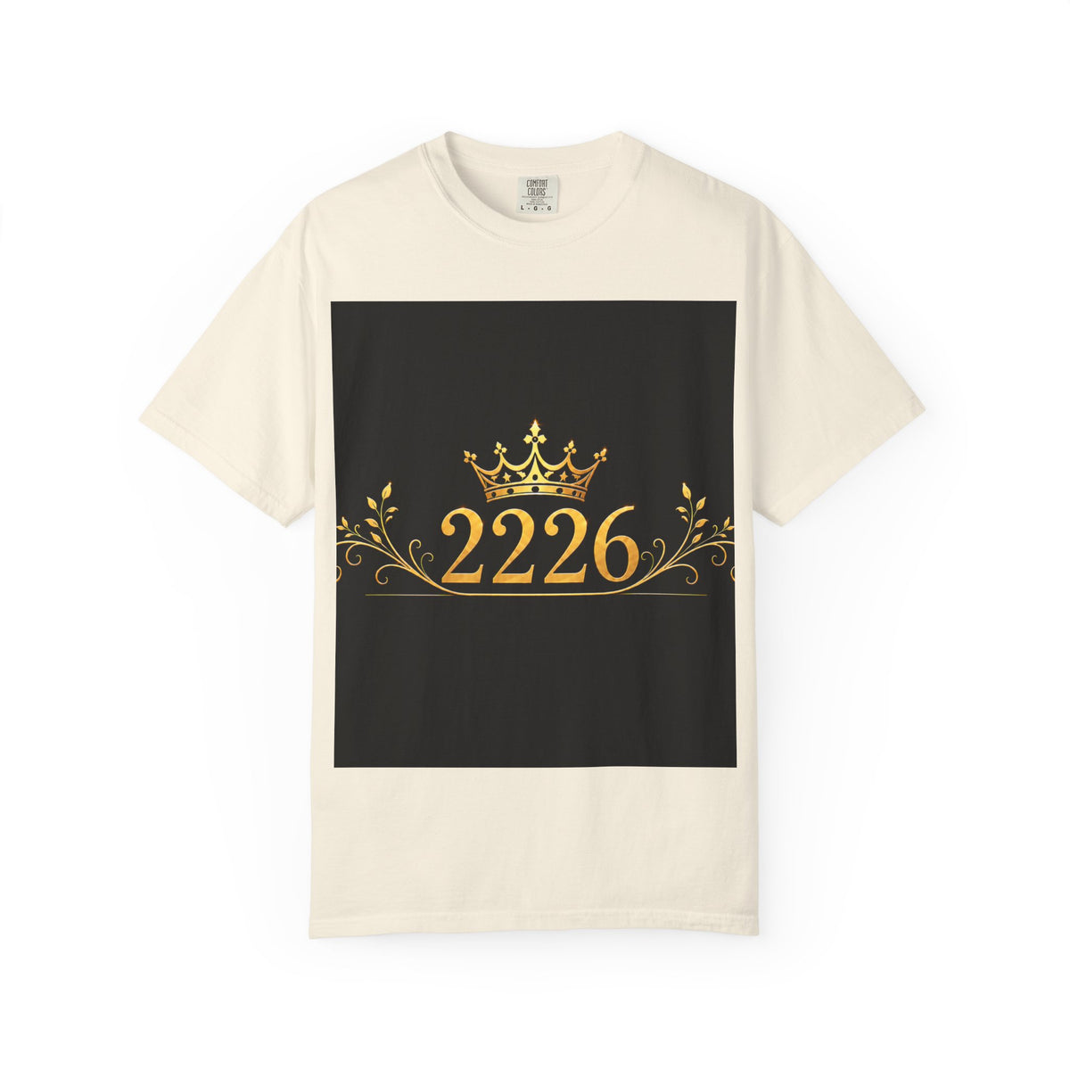 Lion Crest T-Shirt — Golden Crown 2226 Design