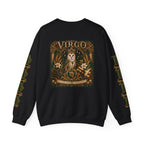 Virgo Zodiac Crewneck Sweatshirt — Owl Virgo Astrology Sweatshirt