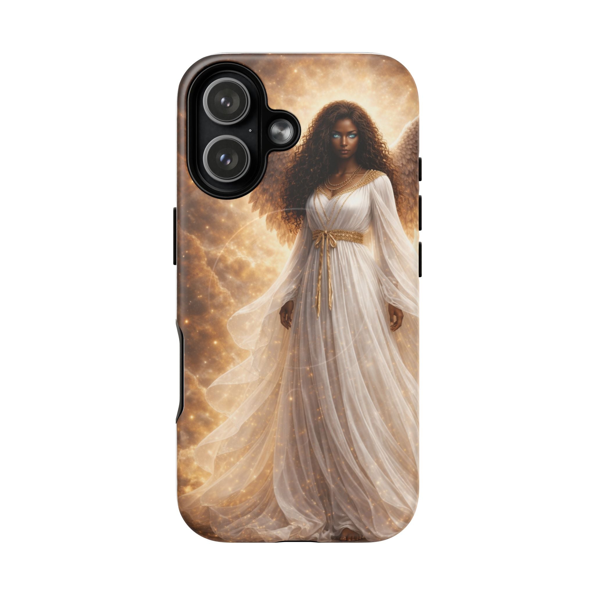 Angel Glow Phone Case — African American Angel Art Tough Magnetic Case